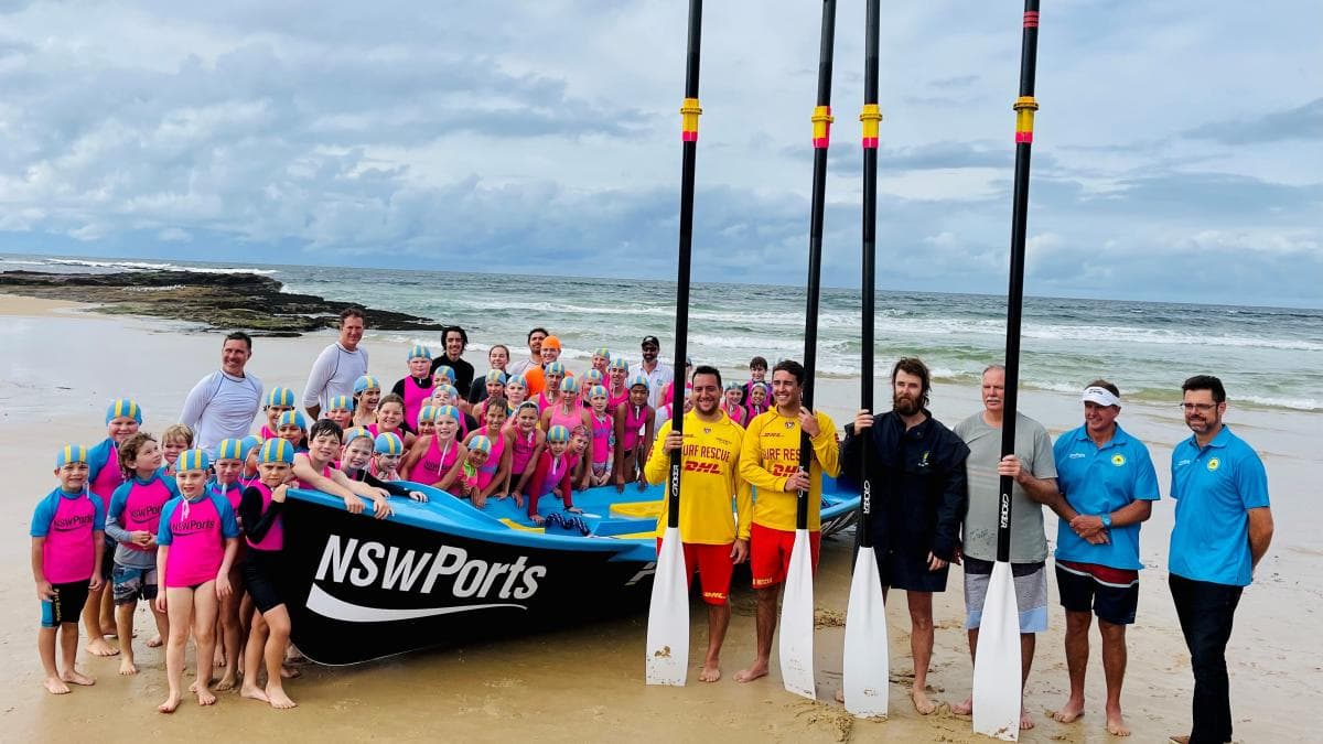 NSW Ports Sponsorship Secures Lifesaver's Surf Boat NSW Ports